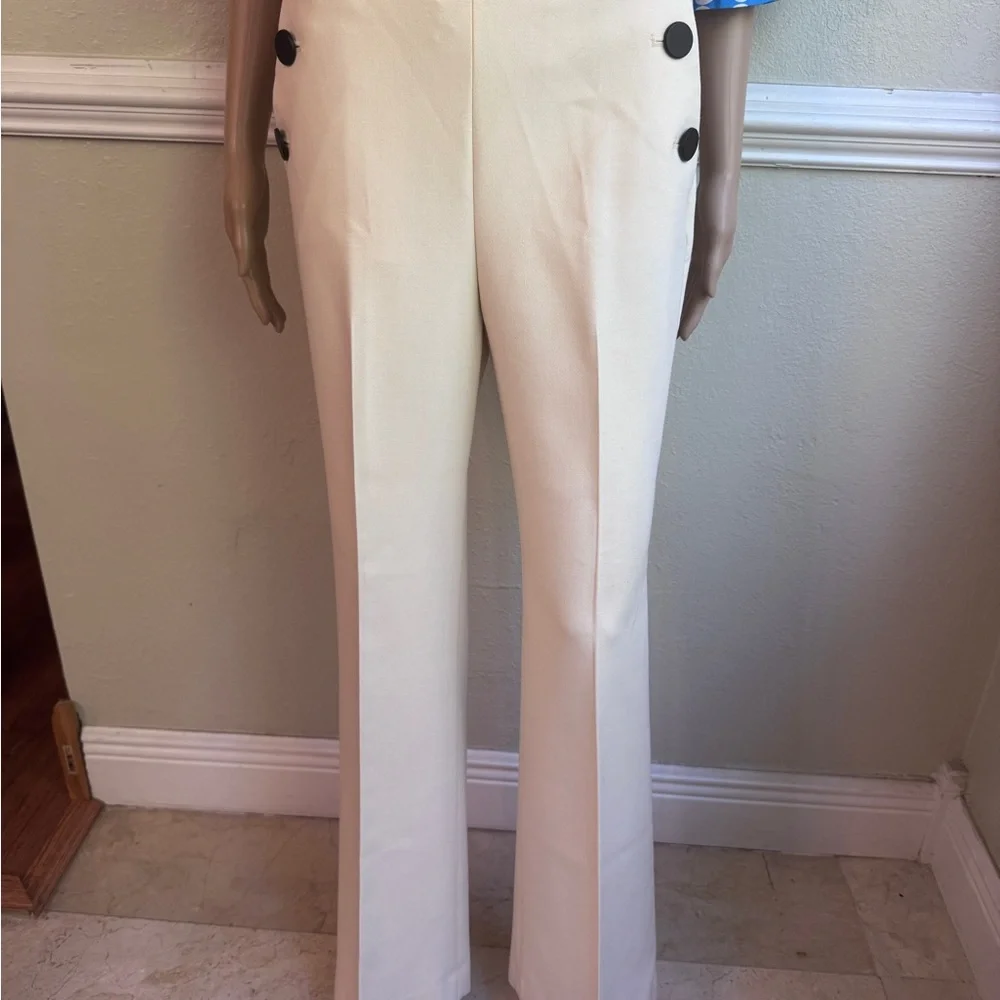 Ann Taylor size 4  Elegant cream Women's Pants - Picture 4 of 8